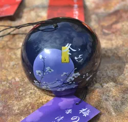 Ceramic Japanese Wind chimes Lucky bells hanging decorations Bless the windchimes