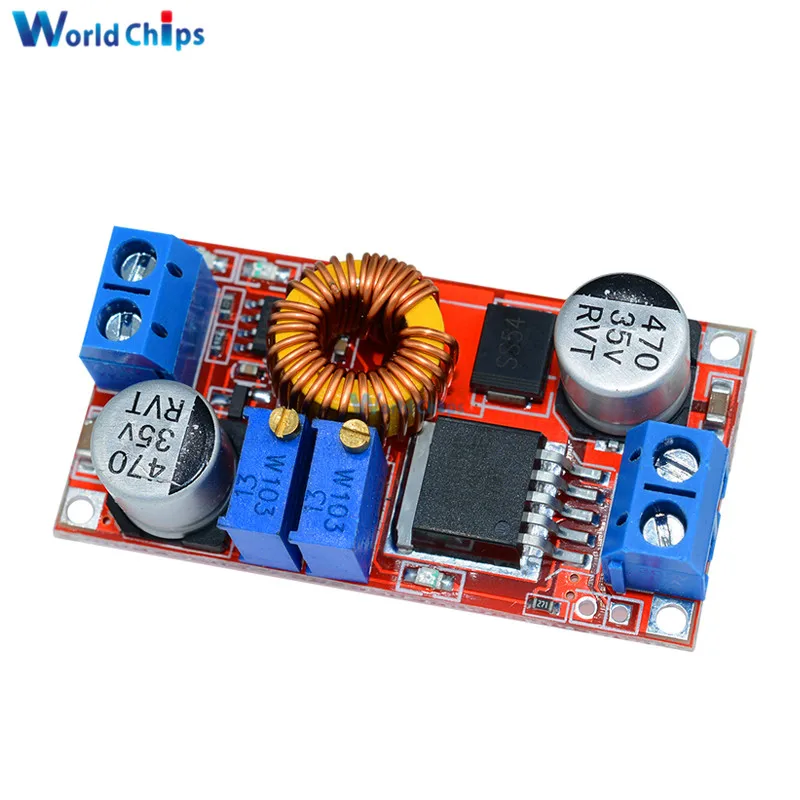 5A Max Step-Down Buck Charging Board XL4015 ADJ Lithium Battery Charger Converter Module DC-DC 0.8-30V To 5-32V 5A Step Down CC