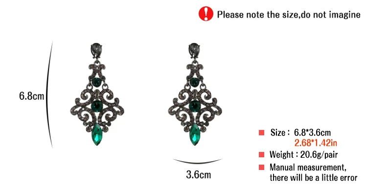 VEYO Fashion Jewelry Full of Rhinestone Luxury Earrings Crystal Drop Earrings For Women Hot Sale Top Quality