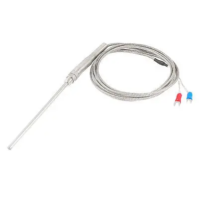 1.5 Meters Spade Terminal K Type 0-400C Thermocouple Temperature Sensor Probe