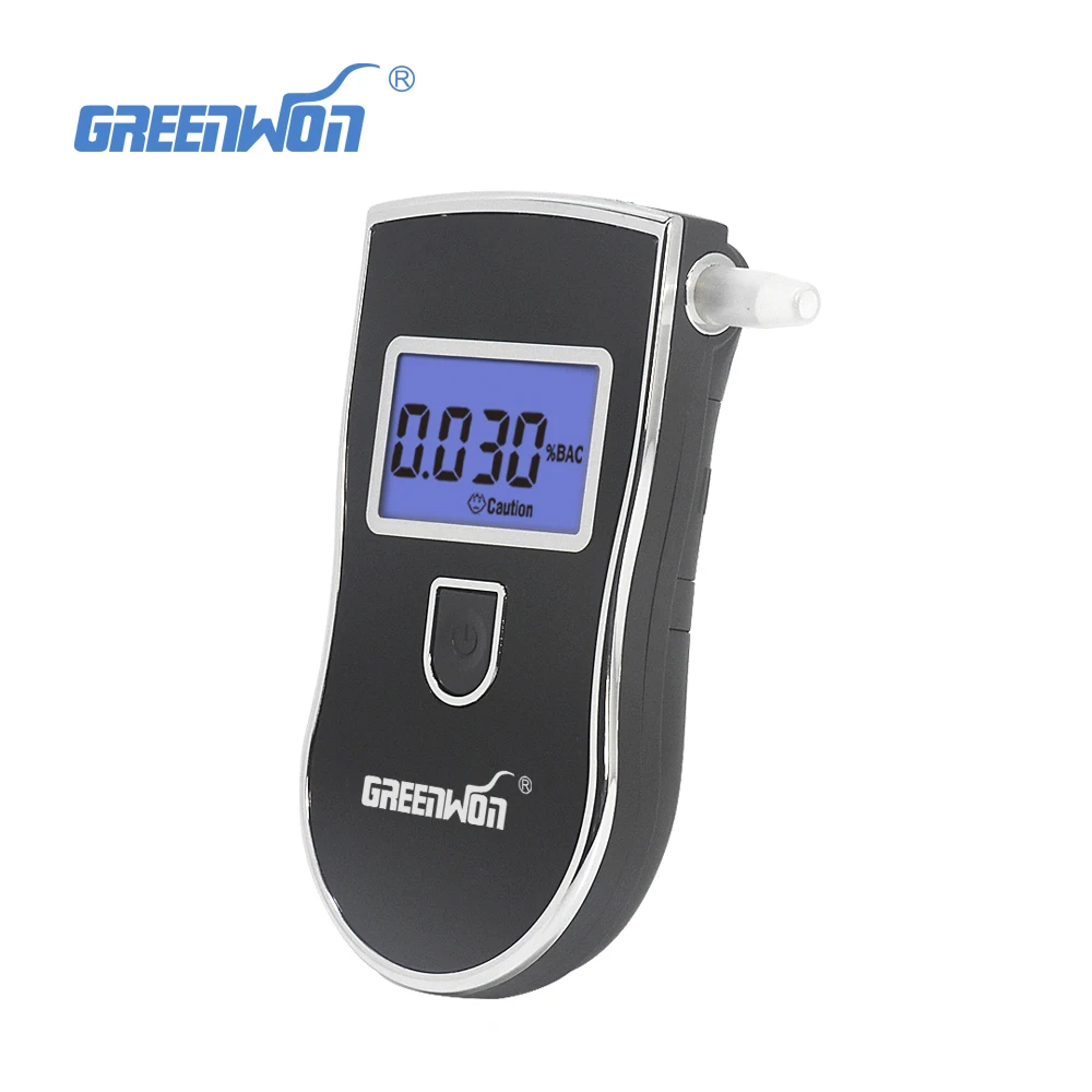 

Greenwon Hot selling Professional Police Digital Breath Alcohol Tester Breathalyzer Free shipping Dropshipping AT818