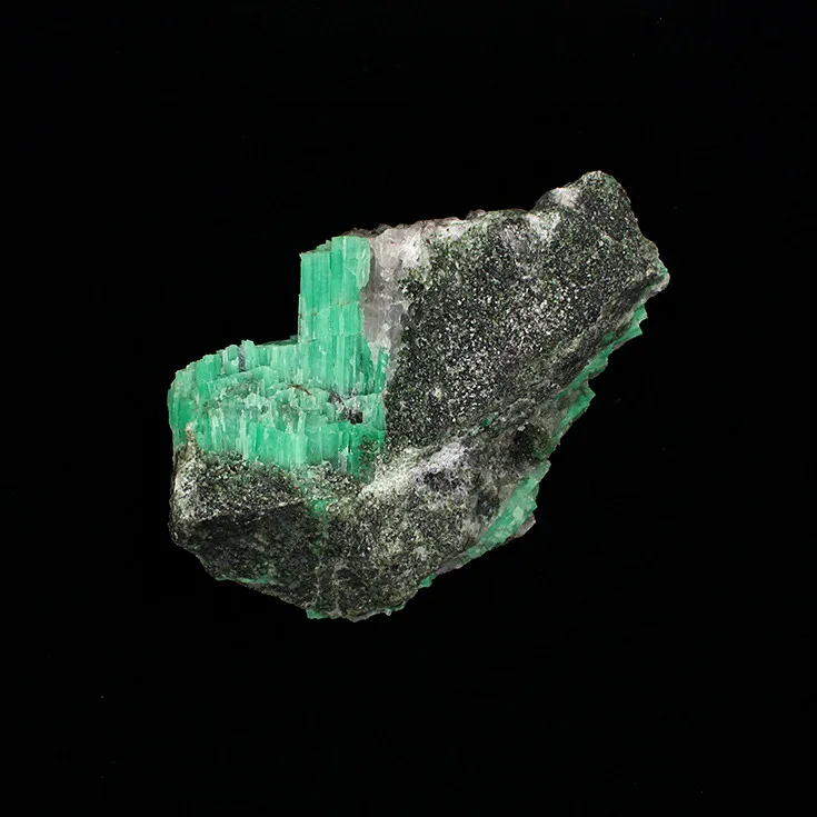 Ultra-fine mineral crystals emerald green natural rough stones mark collectibles ore samples without optimization 109