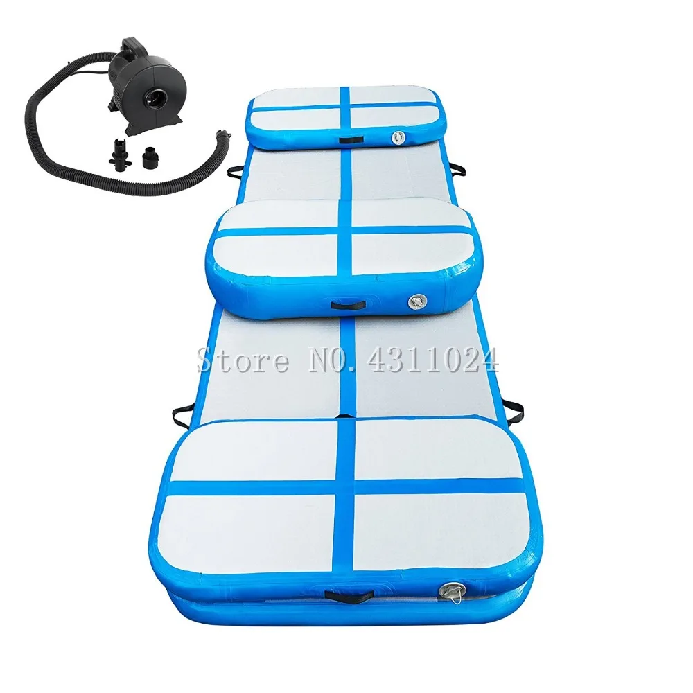 

Training Gymnastic Tumbling Mat Home Edition(a set of home edition) with Electric Pump for Home Use/Training/Cheeleading/Beach