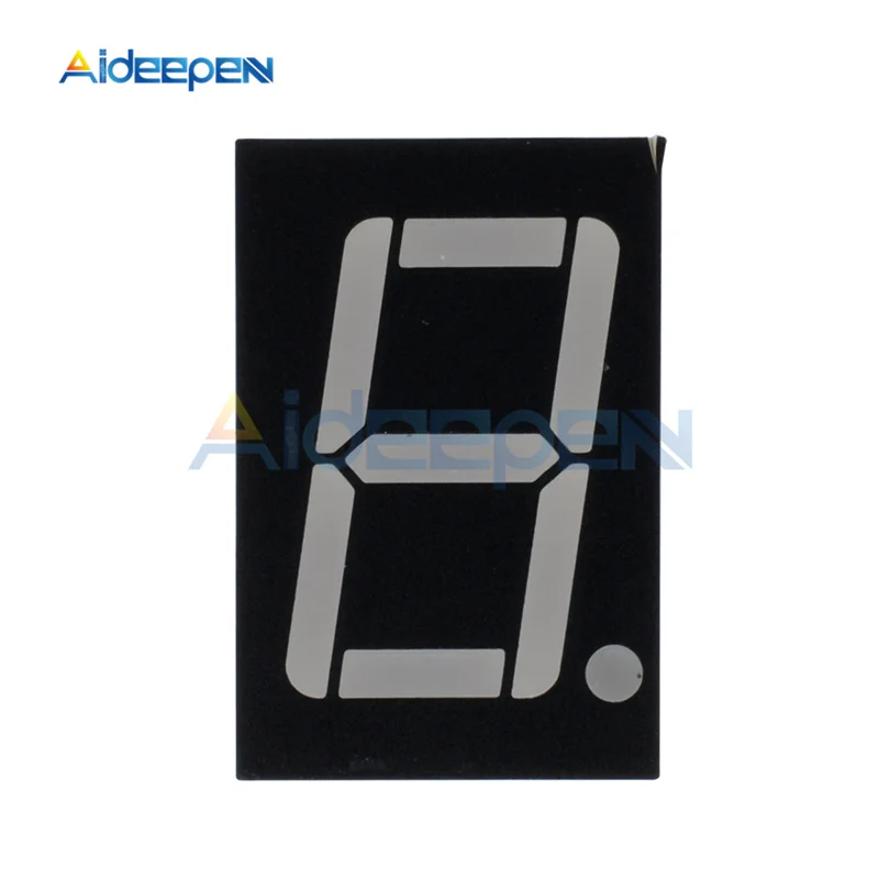 10 ชิ้น/ล็อต 0.56 นิ้ว 0.56 ''LED 7 Segment 1 บิตโมดูลจอแสดงผลLED 7 Segment 1 บิตหลักหลอดสีแดง/สีฟ้าAnodeทั่วไปดิจิตอล