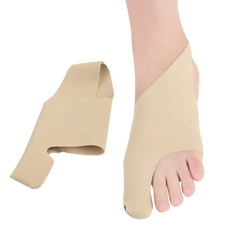 1 Pair Bunion Toe Straightener Bandage Hallux Valgus Corrector Foot Care Orthosis Support Hallux Valgus Bandage Correction Band