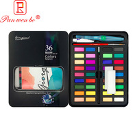 36 Colors Watercolor Paint Professional Solid Paint Set in Metal Tin Box for Artist and Student