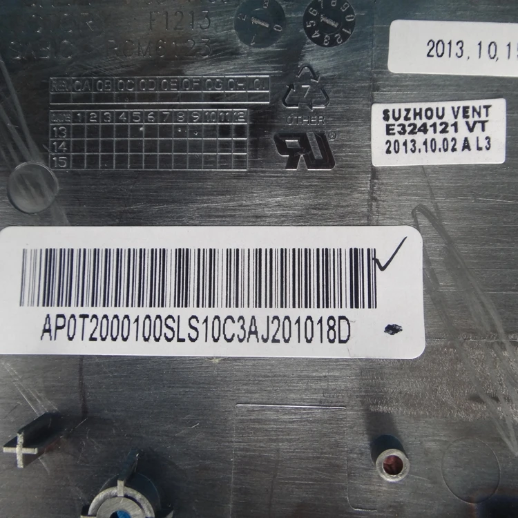 GZEELE NOWA obudowa dolna (podstawa) do laptopa Lenovo Ideapad Z510 czarna/biała AP0T2000900 90204002 AP0T2000110 90204001 Bez podpórki pod nóżki — zdjęcie 6