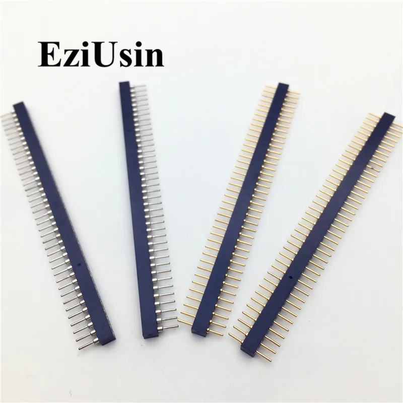 1.778mm Pitch 1.778 Single Row Male Female Round Pin Header 1*40P Breakaway PCB Board colour Connector Strip Pinheader 1x40