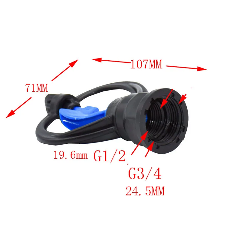 

Garden Rotating Sprinkler Nozzles 3/4 Watering Sprinklers 1/2 Farm IRRIGATION Nozzles Irrigation Plant Watering 2Pcs