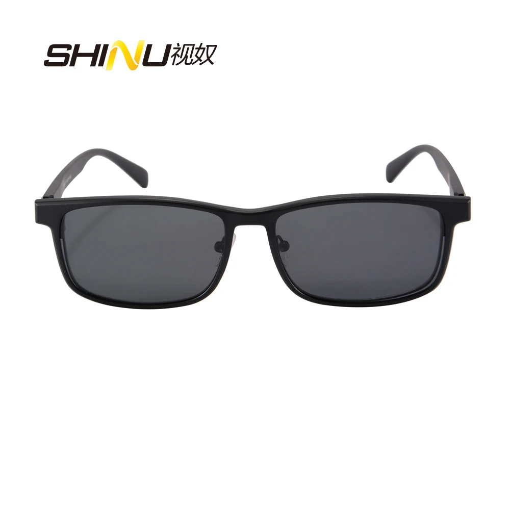 Shinu Marke progressive multifokale Lesebrille mit Clip auf Magnet Sonnenbrille für Männer verschreibung pflicht ige Brille polarisiert