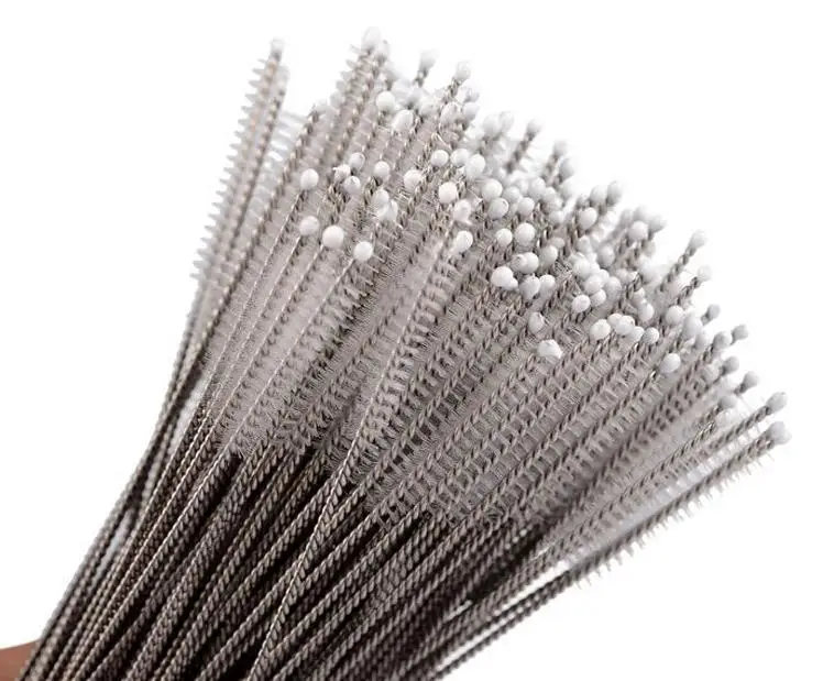 1000pcs/lot DHL Free shipping 17.5cm straw brush Straw Cleaning Brushes Round Pipe Cleaning Wire Brush Cleaning Brushes