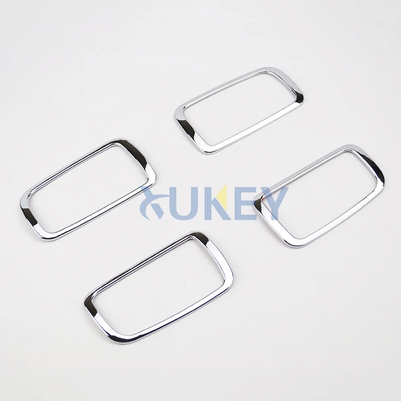 For Mitsubishi Outlander 2013 2014 2015 2016 2017 2018 Chrome Interior Door Handle Catch Cover Inner Bowl Trim Frame Decoration