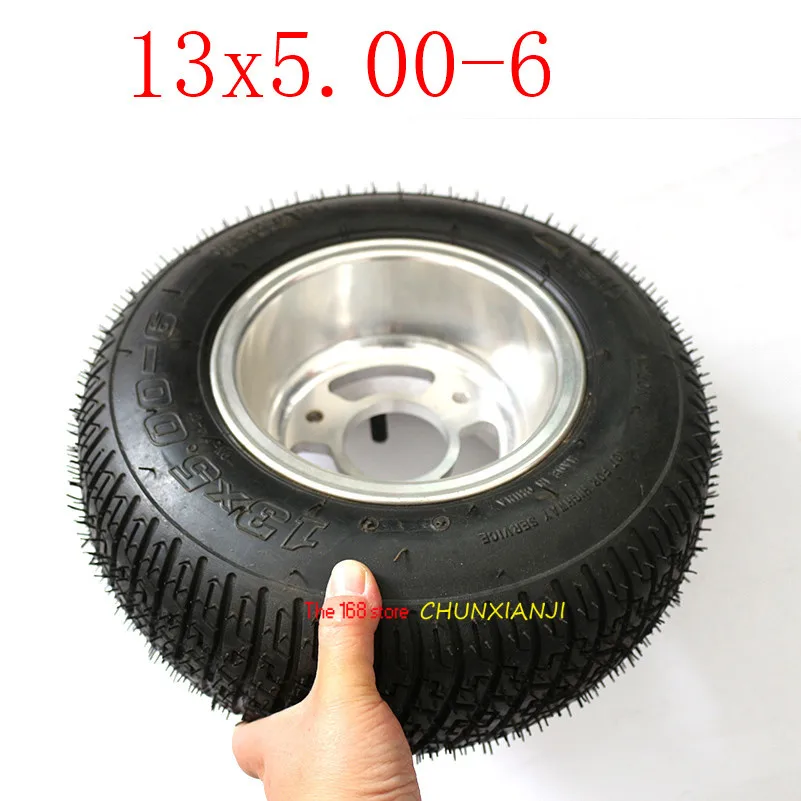 Good quality 13x5.00-6 inch Tubeless Tyre Tire For ATV QUAD Bike Gokart Scooter mini Buggy Mower 13*5.00-6