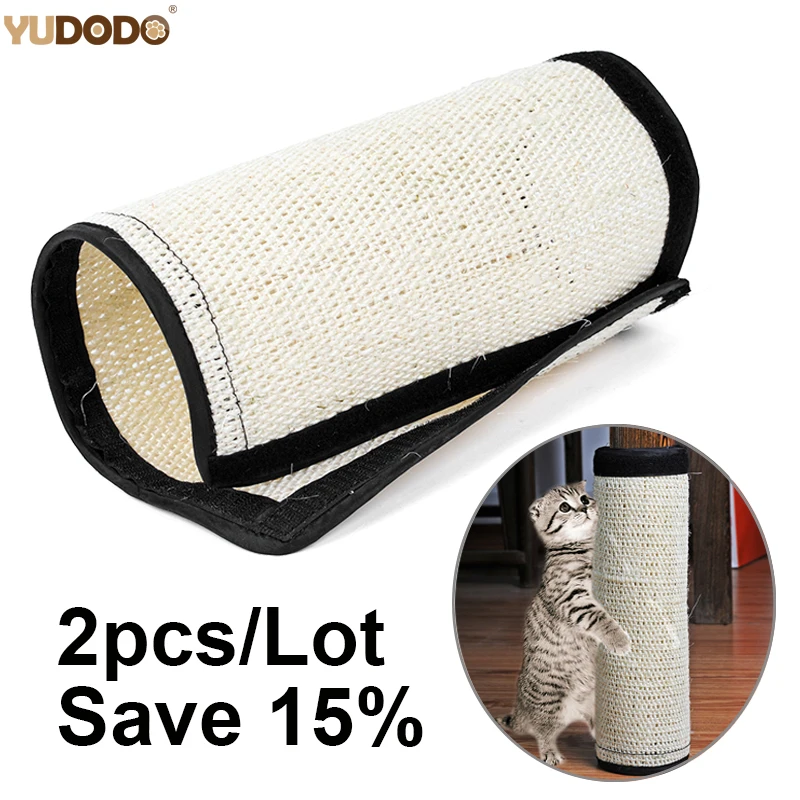 

2pcs/Lot Cat Sisal Scratching Post Multi-function Furniture Protecting Pet Claws Grinding Mat Cats Scratcher Toys 43cm*30cm