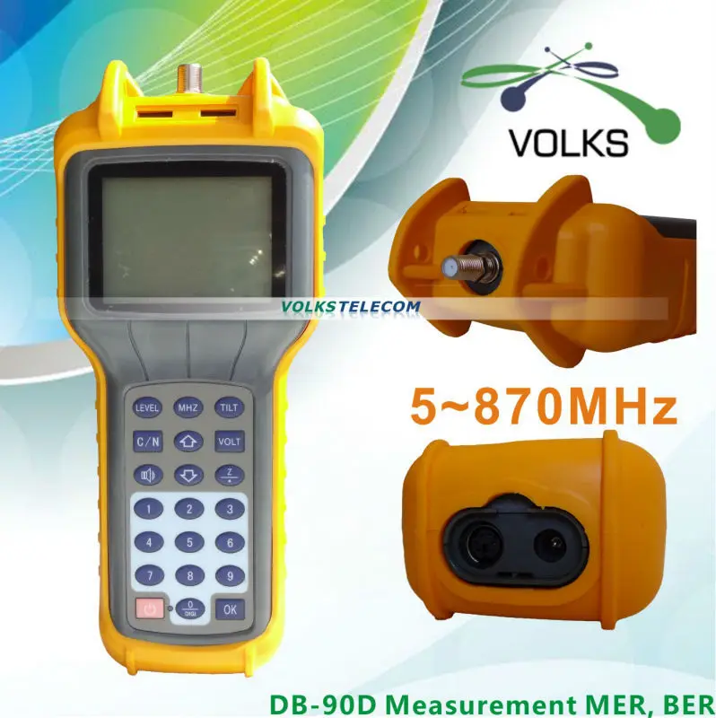 

Digital CATV MER BER Signal Level Meter