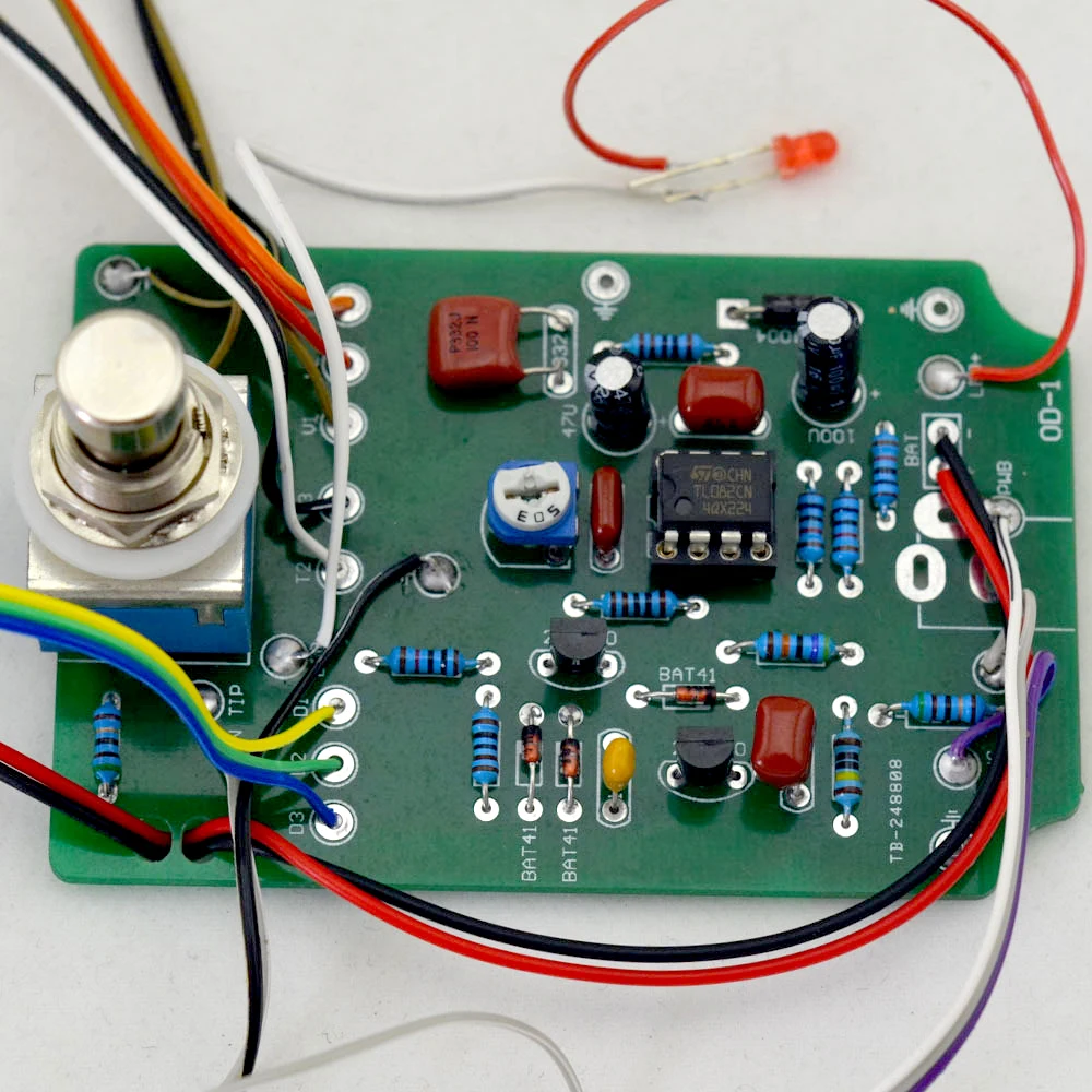 DIY LANDTONE Overdrive Pedal  Kit True Bypass 1590B