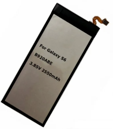 EB-BG920ABE Per Samsung Galaxy S6 SM-G920 G920F G920i G9200 G9208 G9209 2550mAh di Alta Qualità Batteria Akku