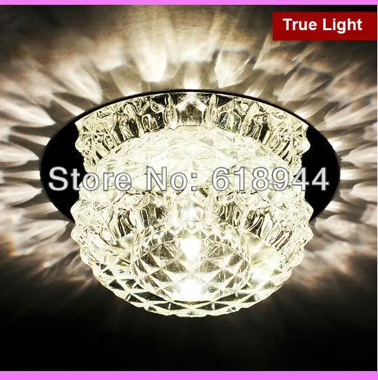 

3 Watt LED Crystal Ceiling Light, Decorative LED Lamp for Dinning Room/ Living Room/ Bedroom/ Kitchen Wholesale