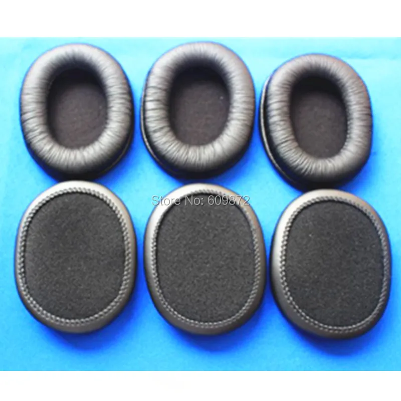 Linhuipad 8 قطعة جلد الأذن منصات سماعة الأذن وسائد دائم الإسفنج قطع الأذن صالح على سوني MDR-7506 ، V6 ، CD900ST