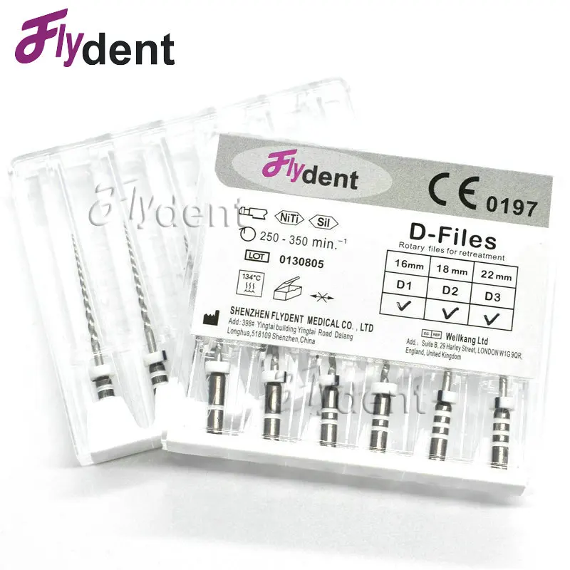 Dental Super D files Dental Rotary Files D1 D2 D3 Endodontic Retreatment Use For Root Canal Cleaning Dentistry Endo Instrument