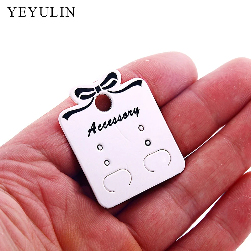 100pcs New Design 3 style Rectangle Earring Display Cards Jewelry Holder Gift Shop Tags Wholesale