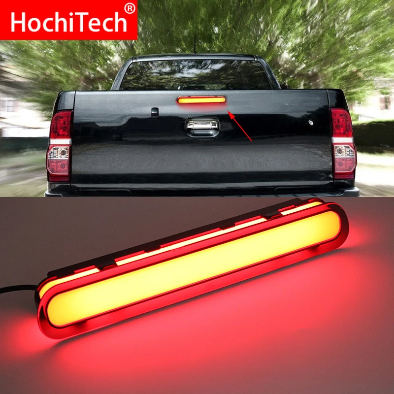 

LED Bumper Light Rear Tail Light Rear Tunk Cover Stop Warm Lighting For Toyota Hilux Vigo 2008-2014 Pickup LED Car Parts