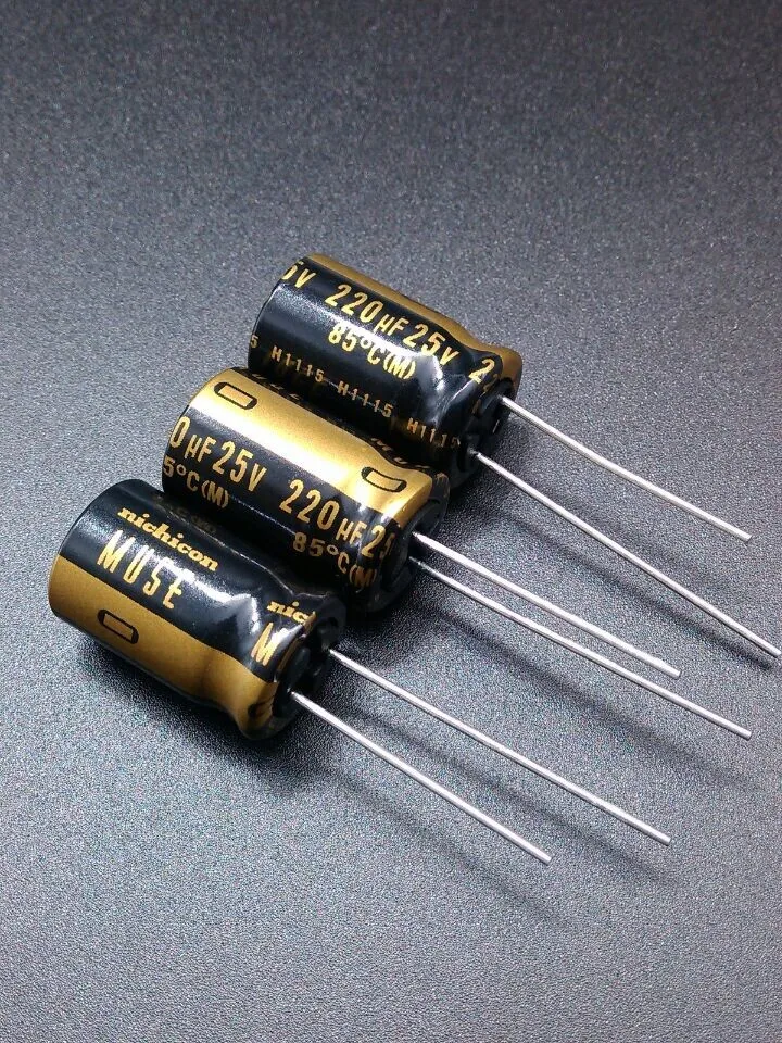 2020 hot sale 10pcs/30pcs Nichicon KZ 220uF/25V genuine spot 220uf 25v audio import for capacitor free shipping