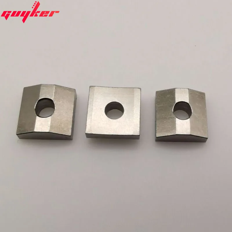 3 pcs Titanium alloy Guitar Locking Nut Clamping Blocks(Screw selectable) for FR Tremolo Bridge Parts