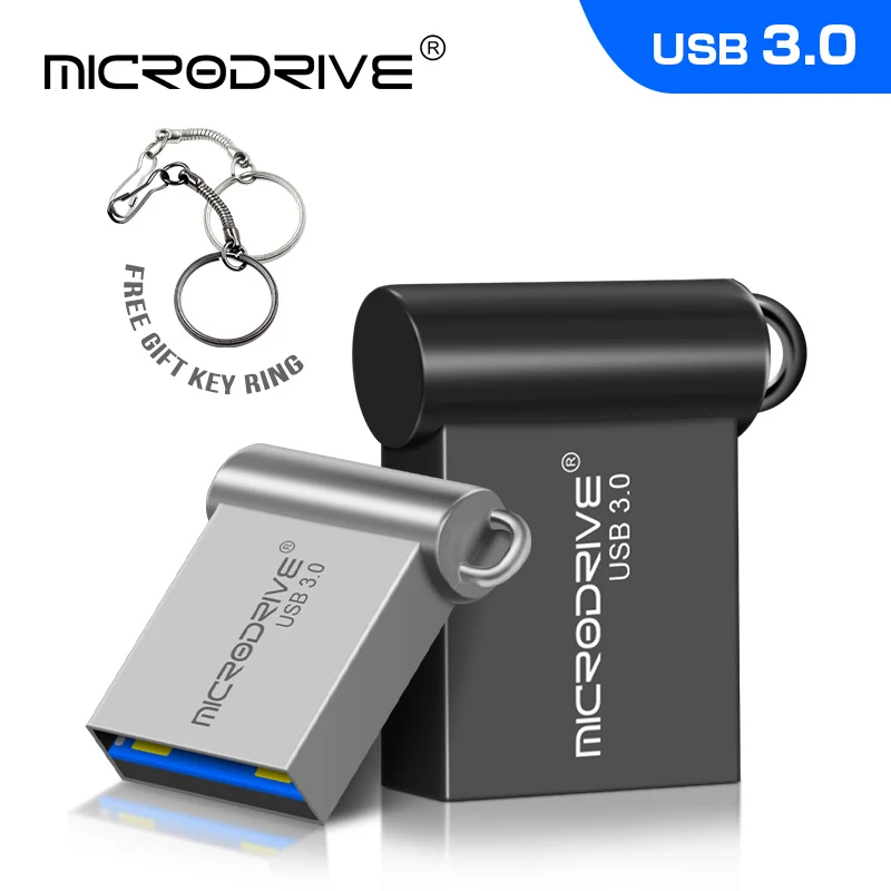 super mini usb 3.0 pendrive metal 16GB 32GB USB Flash Drive 64G pen drive u disk flash memory stick gift