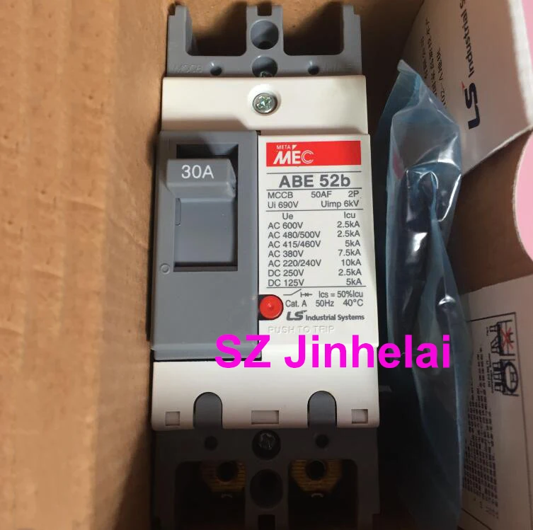 

ABE52b Authentic original LS ABE 52b Molded case circuit breaker ABE-52B Air switch 2P 5A/10A/15A/20A/30A/40A/50A