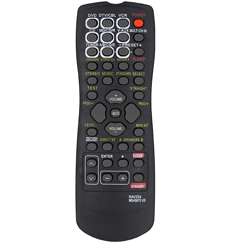 Remote Control  For Yamaha AV   RX-V390 RX-V359 V459  V496 HTR5240 HTR5250 RAV254 RAV22 RX-V350 RX-459 HTR-5630