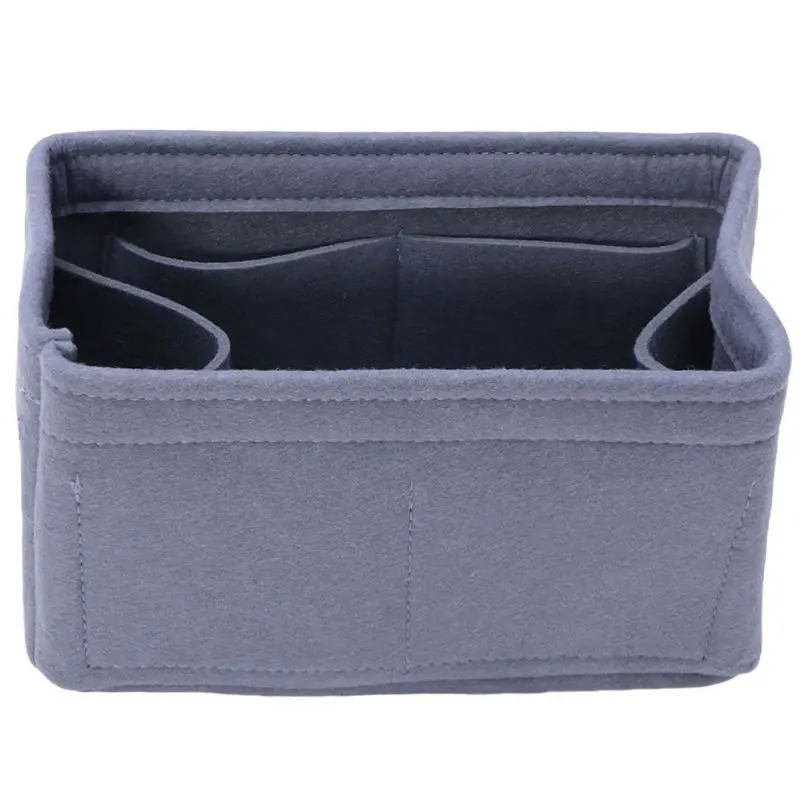 Premium Quality Felt Insert Bag Organizer Travel Inner Purse Portable Cosmetic Bags Storage Tote Makeup Handbag