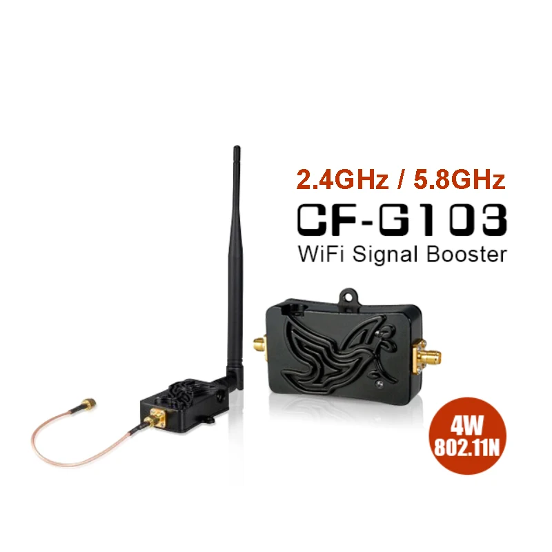 Wifi impulsionador 4w/5w, 2.4g/5g, amplificador de potência, repetidor de sinal sem fio, repetidor, acessórios do roteador