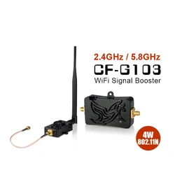 Amplificateur de puissance WiFi sans fil, amplificateur de signal, prolongateur de portée, répéteur I-pour routeur WiFi, accessoires d'antenne, 4W, 5W, 2.4G, 5G