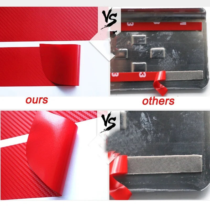 For Fiat punto Carbon Fiber Car Door Welcome Pedal Film Stickers Anti Scratch None Slip Door Sill Guard Lnterior Scuff