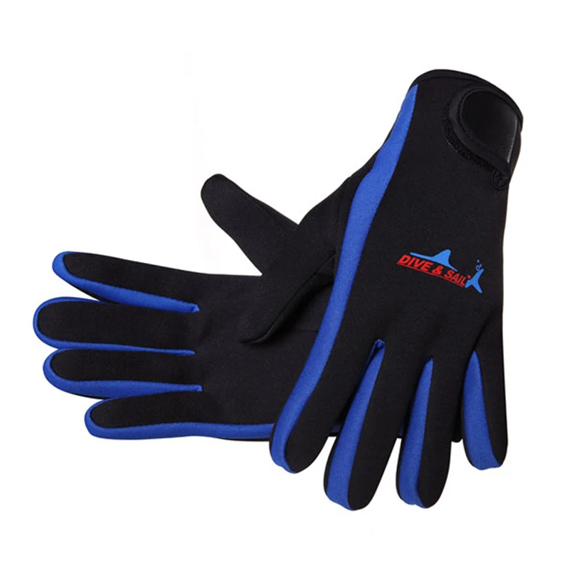 DIVE&SAIL 1.5mm  Swimming diving neoprene Glove With Magic Stick Anti-Slip Gloves Keep Warm For Winter Diving