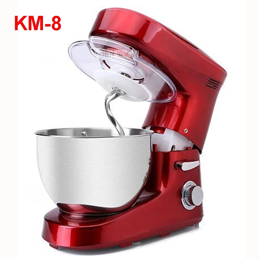 KM-8 Electric 6L chef home kitchen cooking stand cake food egg machine pasta mixer bread 220V/ 50 Hz 1200 W Food Mixers