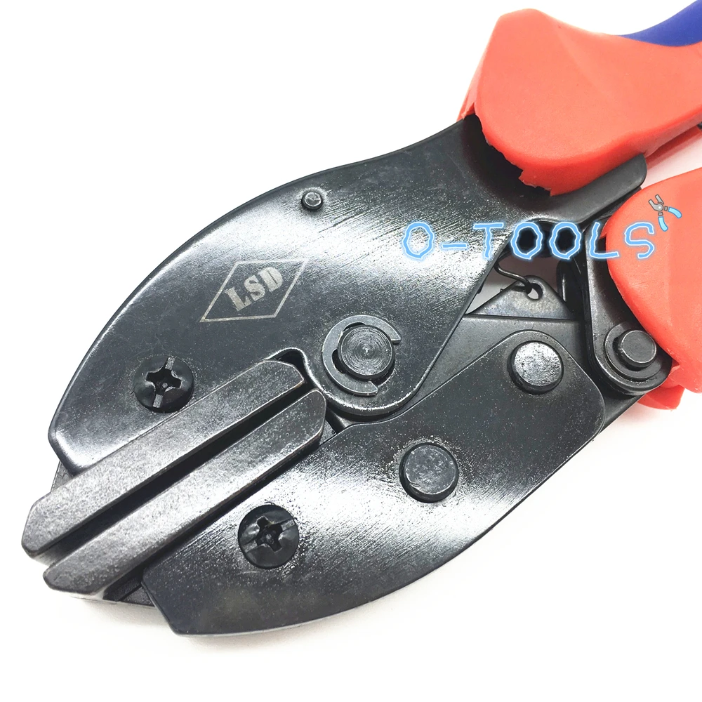 Ratchet crimper crimping tools for non-insulated carbon heating film warm flooring clamp connector terminal crimping plier LY-02