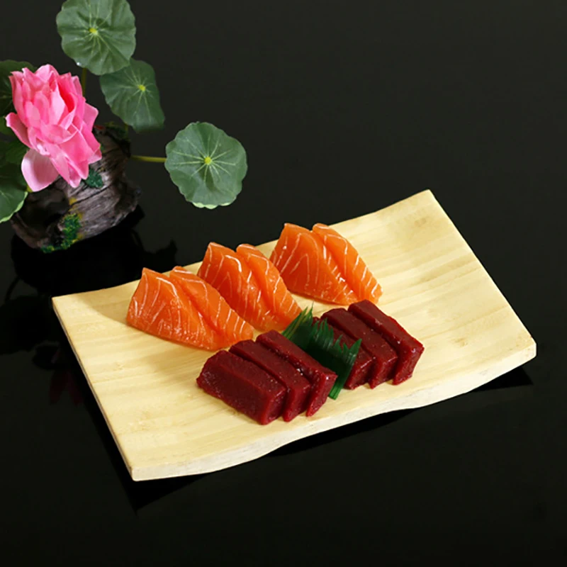 

Bamboo Sashimi Platter, Sushi Plates, Display Tray, Japanese Restaurant, Salmon Tempura, Food Vessel, Sashimi Dish, Tableware