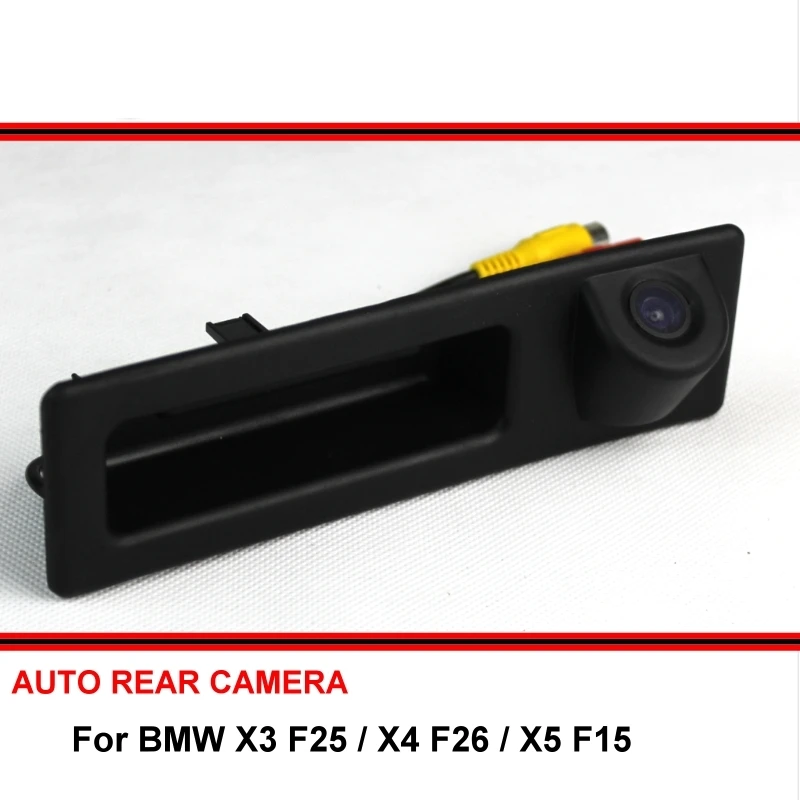 

Для BMW X3 F25 X4 F26 X5 F15 2010 ~ 2016 SONY HD автомобильная парковочная камера заднего вида, резервная камера заднего вида, ночное видение, ручка багажника