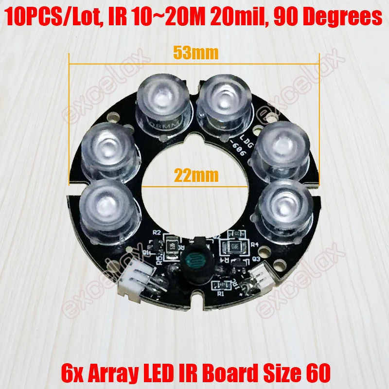 What You Need to Know About the 6x LED Array IR for CCTV Night Vision Systems