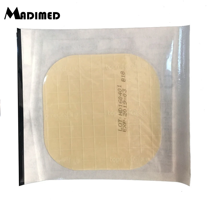 MADIMED 10pcs/box sticking transparent ultra thin hydrocolloid wound dressing for pressure ulcer bedsore nursing sticker Bedsore