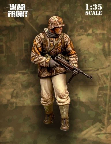 Unpainted Kit 1/35 Panzergrenadier Ardennes  ANCIENT figure Historical  Resin Figure miniature garage kit