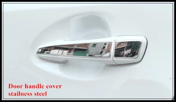 For Lexus RX270/RX350/RX450/CT200H/ES250/ES200/IS250 Stailness steel 8pcs car door handle decoration cover Metal Sticker