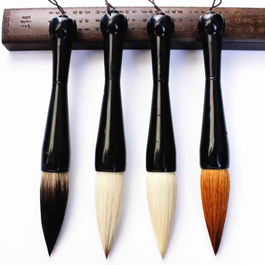 hot sale Chinese Calligraphy Brush Chinese Calligraphy Brush Pen Mixed Hairs Hopper-shaped Paint Brush Art Stationary Art Supply