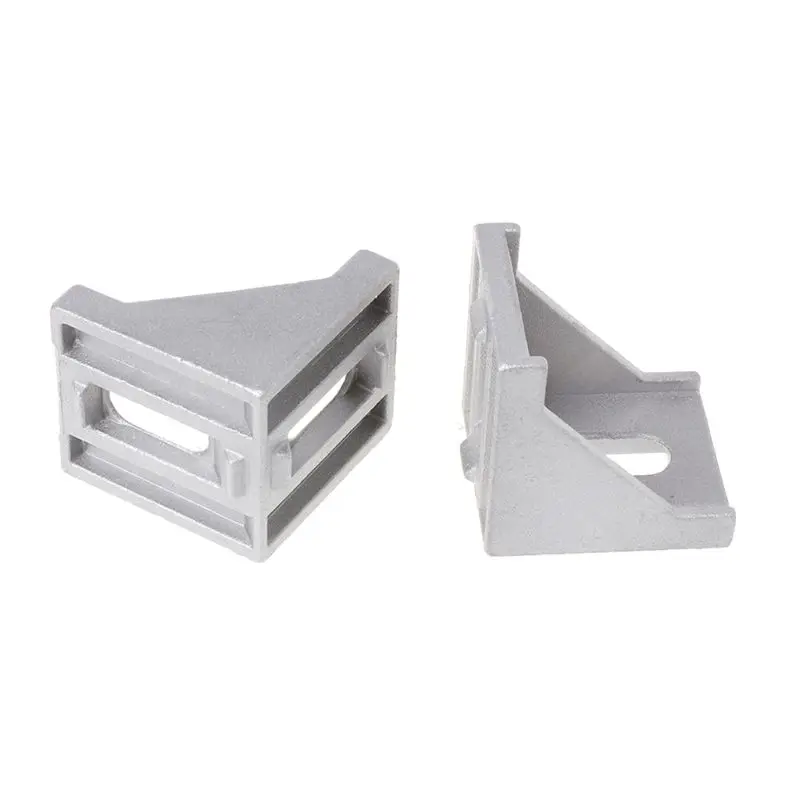 10Pcs/Set 4040 Befestigen Montage Winkel 40x40 L Stecker Aluminium Ecke Halterung Joint Brace