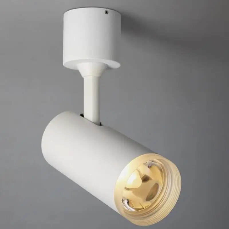 Surface Mounted Dimmable LED Downlight COB 15W 12W LED Down Lights AC110V/220V Ceiling lamp White/Black Housing Color