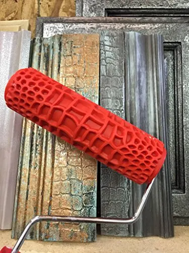 Decorative Paint Roller Pattern Embossed Texture Painting Tools for Wall Airless Pintura Machine Household Brush Rubber 324T