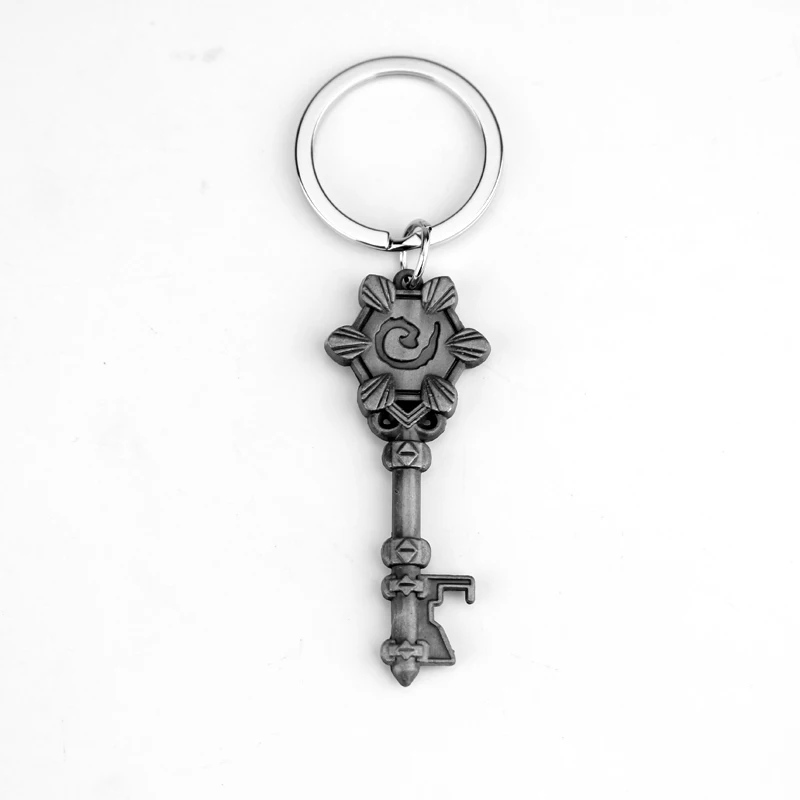 Game Hearthstone Key Keychains Vintage Bronze Heroes Of Warcraft Metal Pendant Keyring Key Chain Ring For Mens Jewelry