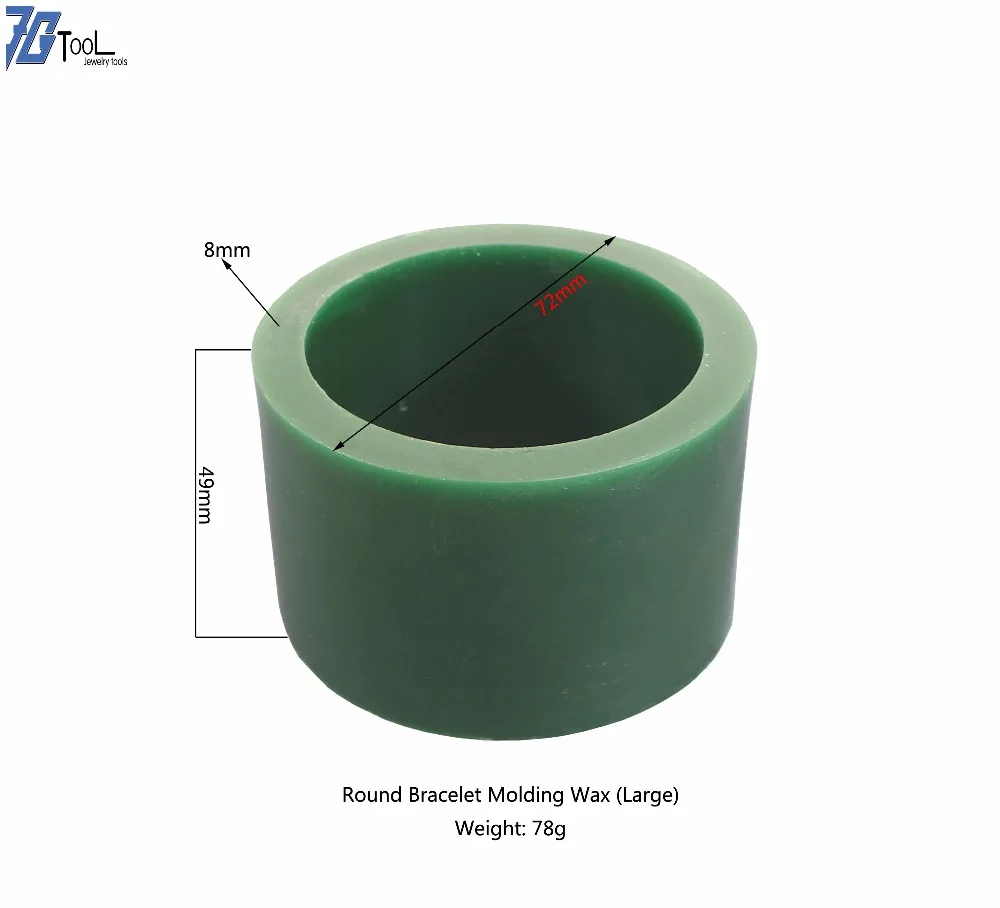 Imagem -05 - Moldes de Cera de Joias Modelo de Pulseira Projeto de Jóias de Cera para Iniciantes Ferramenta de Fabricação de Joias